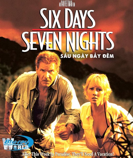 B4489. Six Days Seven Nights -Sáu Ngày Bảy Đêm 2D25G (DTS-HD MA 5.1) 